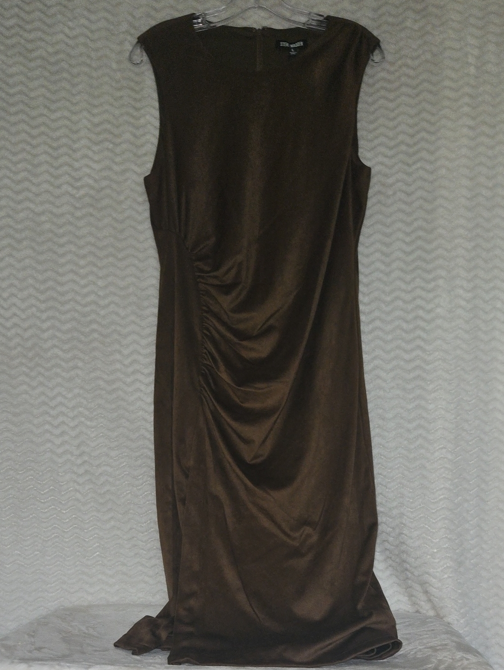 Steve Madden Keegan Sleeveless Dress In Chestnut